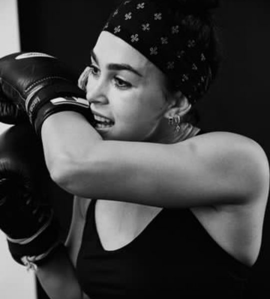 Natacha Karam boxing actor