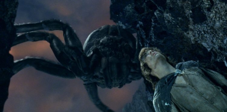 Shelob and Frodo 