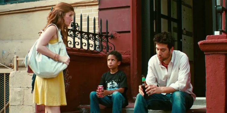 Josh Radnor in a scene in Hppythankyoumoreplease