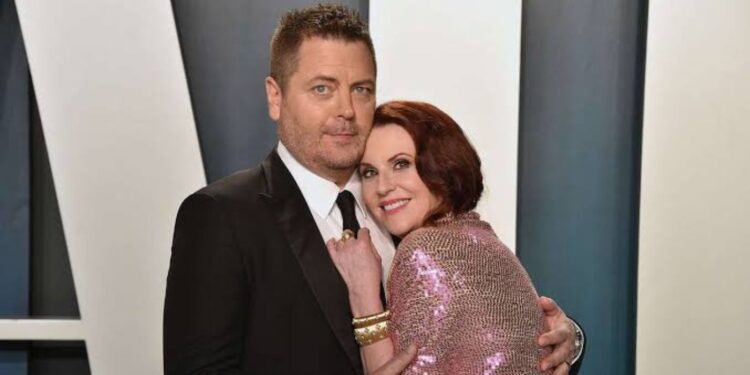 Megan Mullally and her husband Nick Offerman