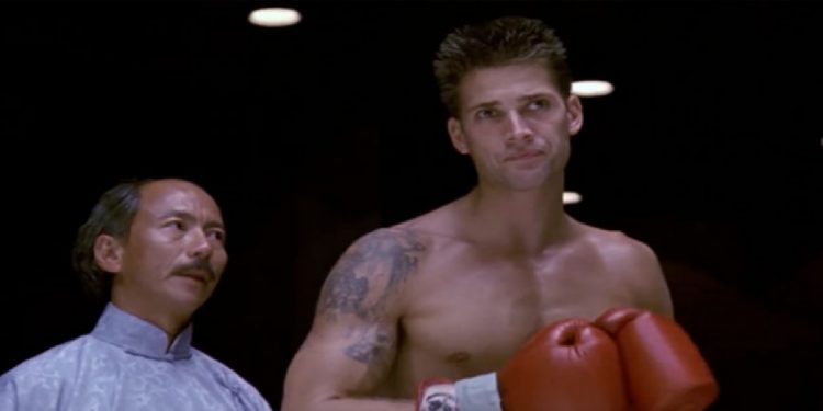 Sasha Mitchell in Kickboxer 