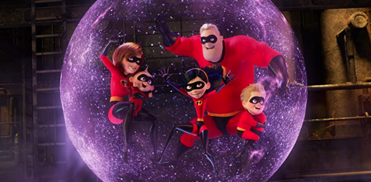 The Incredibles 2 family