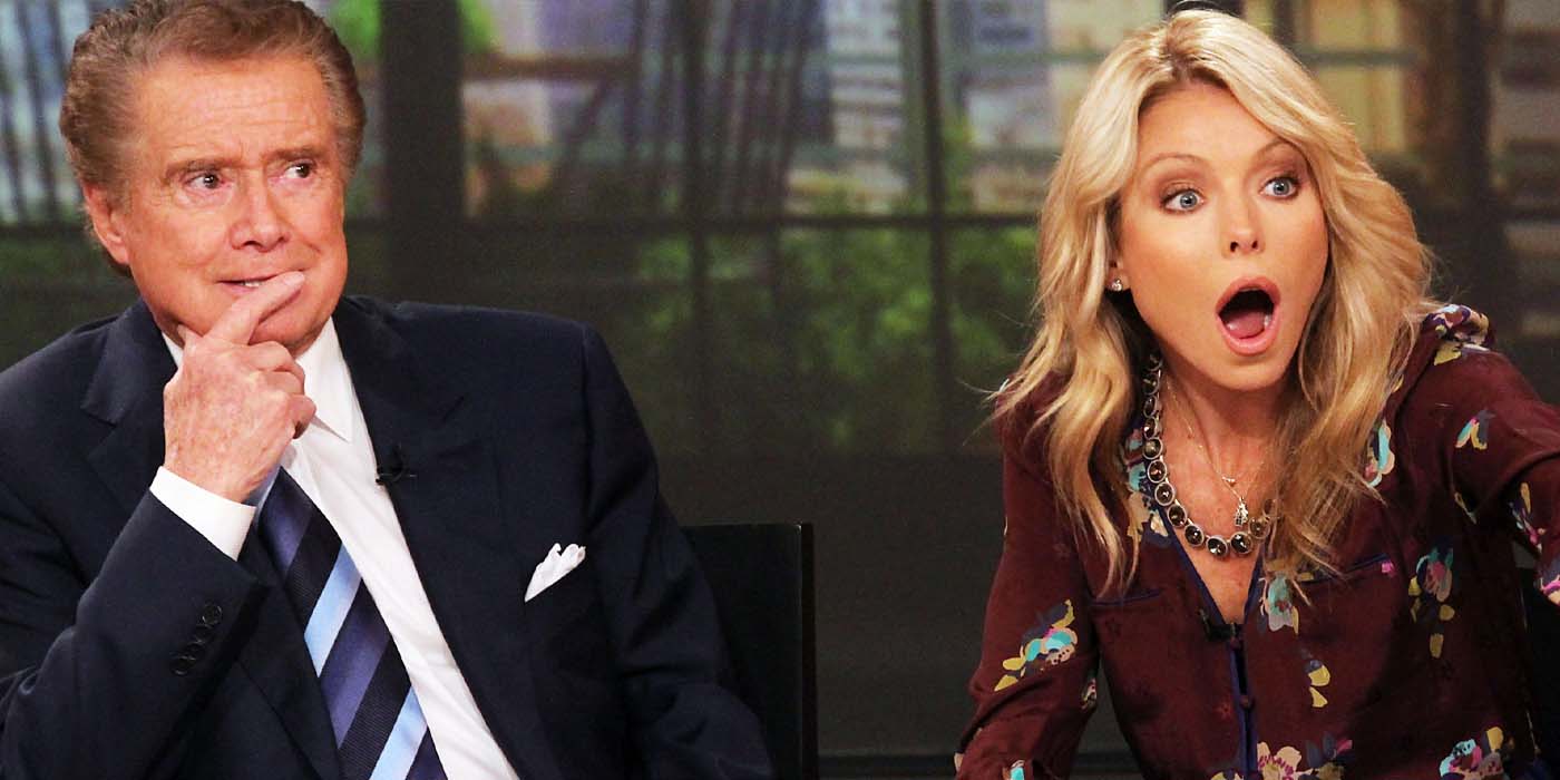 Kelly Ripa and Regis Philbin