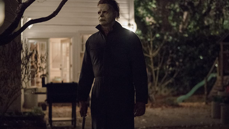 Michael Myers Holding Knife in Halloween