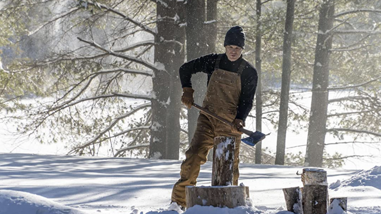 Michael C. Hall Chopping Wood