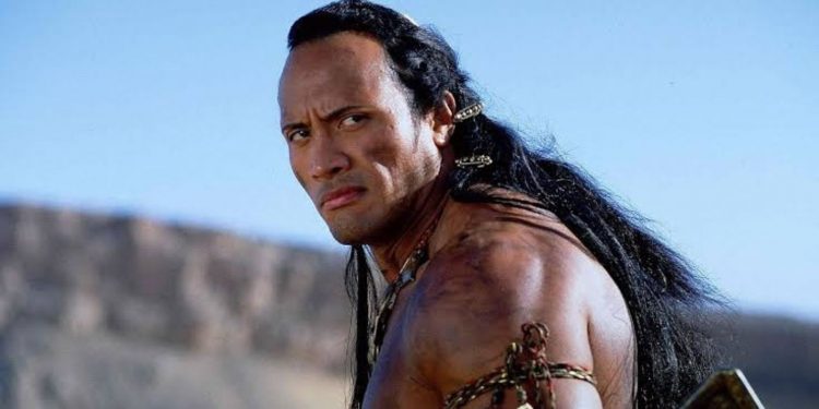 Dwayne Johnson in The Scorpion King - The Mummy franchise timeline