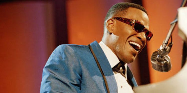 Jamie Foxx as Ray Charles in Ray