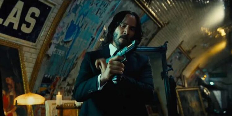 Keanu Reeves in John Wick Chapter 4