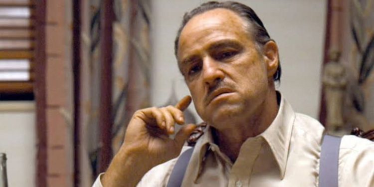 Marlon Brando Oscar win with The Godfather