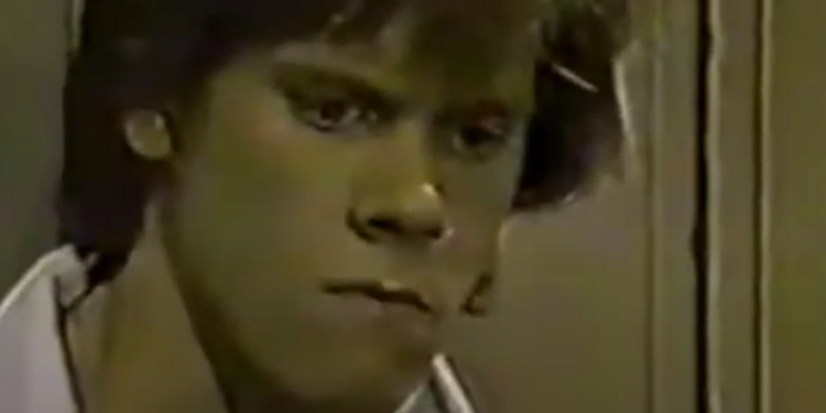 Young Kevin Bacon in Soap Opera Show