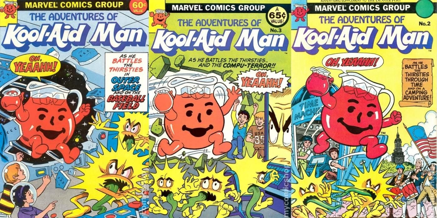 Marvel comics of kool aid man