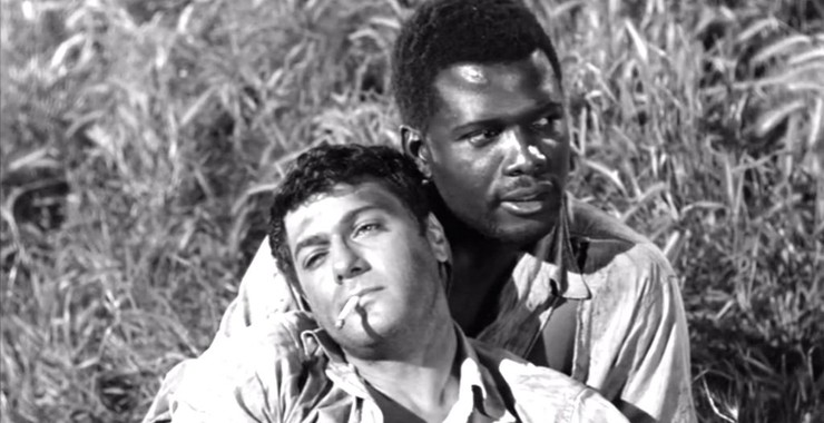 Tony Curtis and Sidney Poitier