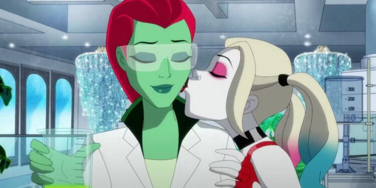 Harley and Ivy in the Harley Quinn animated TV show
