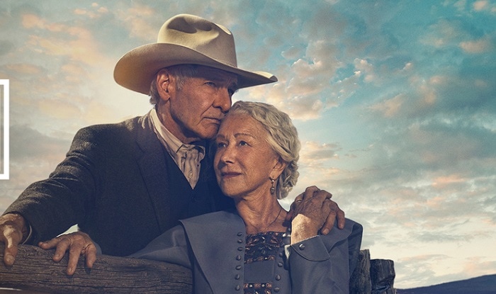 Harrison Ford and Helen Mirren as Jacob Dutton and Cara Dutton in 1923, Yellowstone's second prequel and sequel to 1883