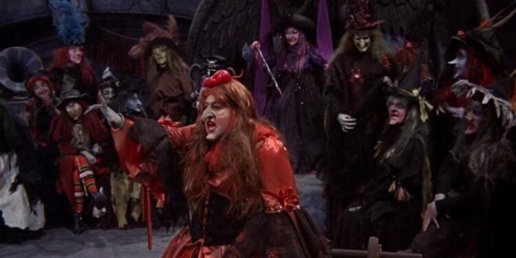 Jane Dulo as one of the witches