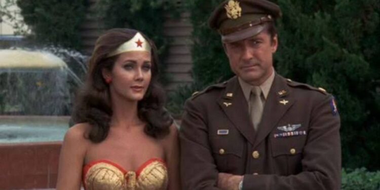 Lyle Waggoner as Steve Trevor and Wonder Woman