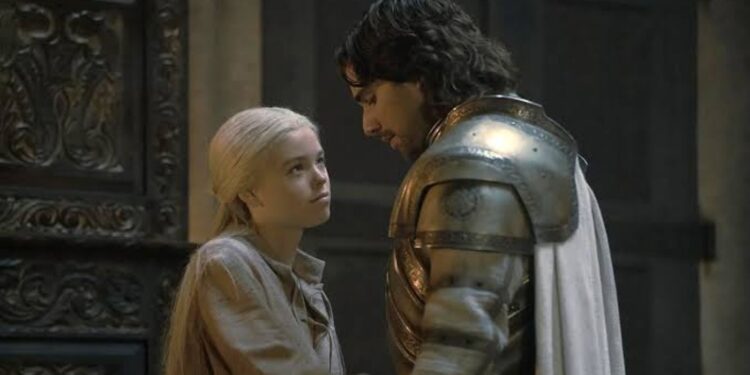 Princess Rhaenyra Targaryen and Ser Criston Cole