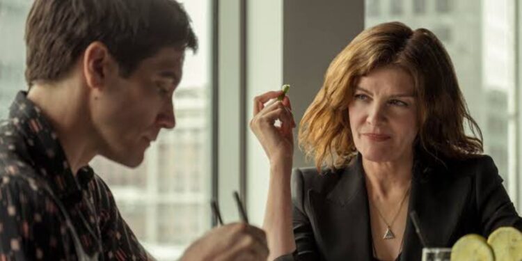 Rene Russo and Jake Gyllenhaal in Velvet Buzzsaw