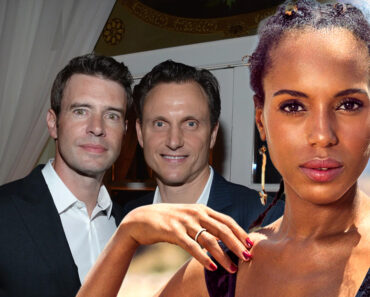 Kerry Washington kissing Scandal Co-Stars