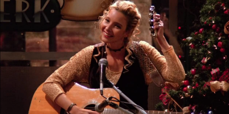 Lisa Kudrow Playing Guitar