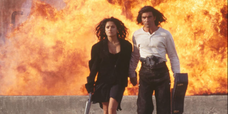 Salma Hayek and Antonio Banderas in Desperado