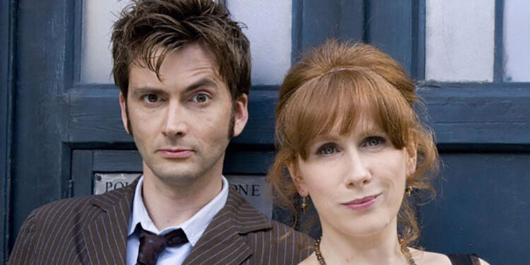 David Tennant and Catherine Tate In Doctor Who Costume