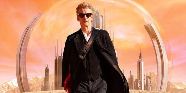 Peter Capaldi, the Twelfth Doctor, standing on Gallifrey in Doctor Who