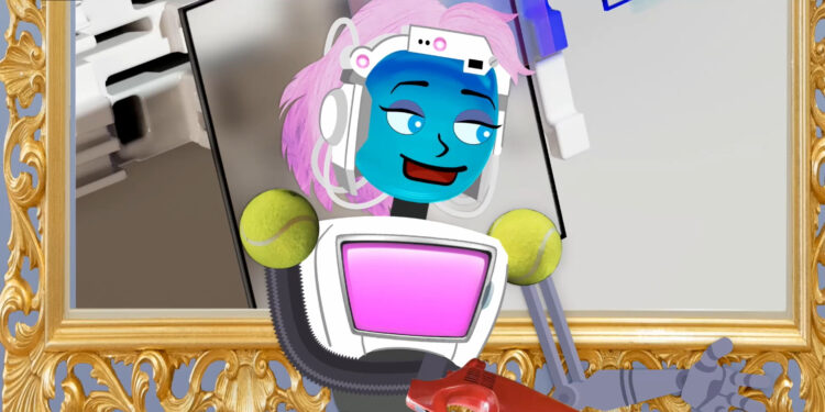 Wellbecca fully AI voiced character in Space Junk.