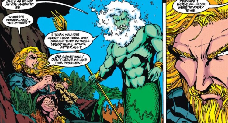 Aquaman Blinded by Poseidon - DC Aquaman facts