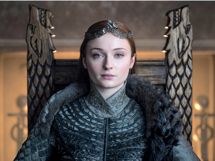 Sansa Stark on the Iron Throne - Fictional Coronations Movies TV Show