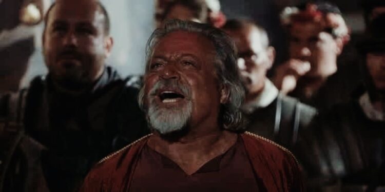 CGI Oliver Reed in Gladiator