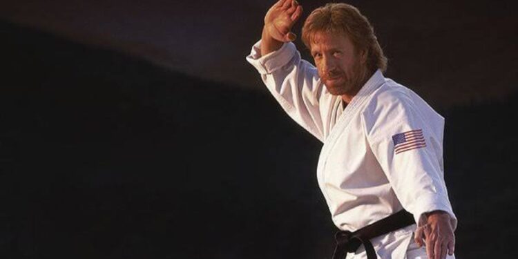 Chuck Norris as a martial artist