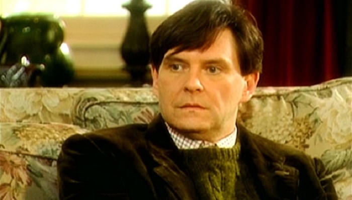 James Fleet as Hugo Horton in The Vicar of Dibley