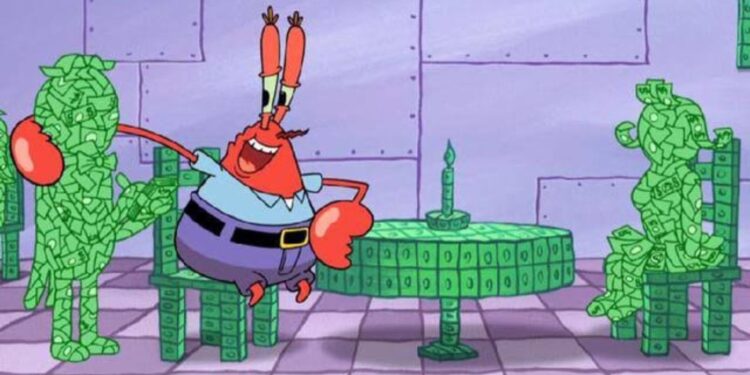 Mr. Krabs in SpongeBob SquarePants