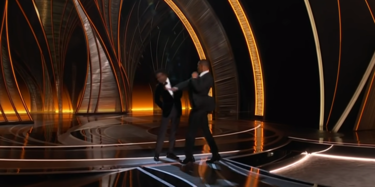 94th Academy Awards Best Actor, Will Smith, slapping Chris Rock