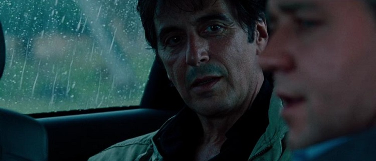 Al Pacino in Car in the movie The Insider