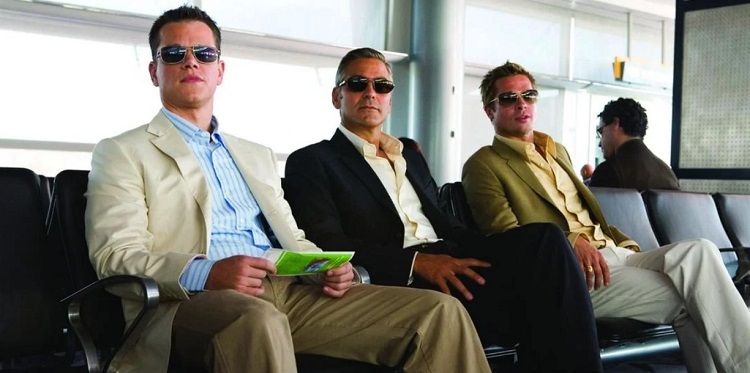 Brad Pitt in Ocean's Thirteen at Airport