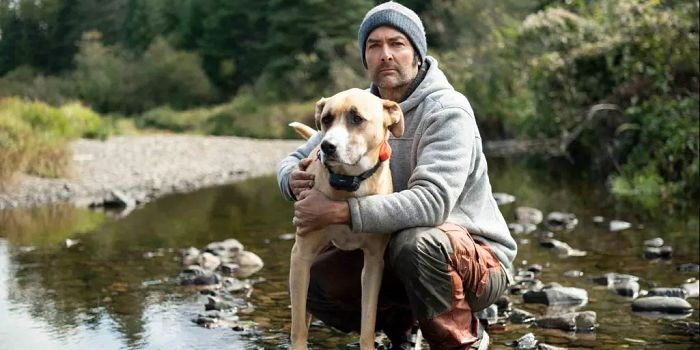 Contestant with their dog in Called to the Wild