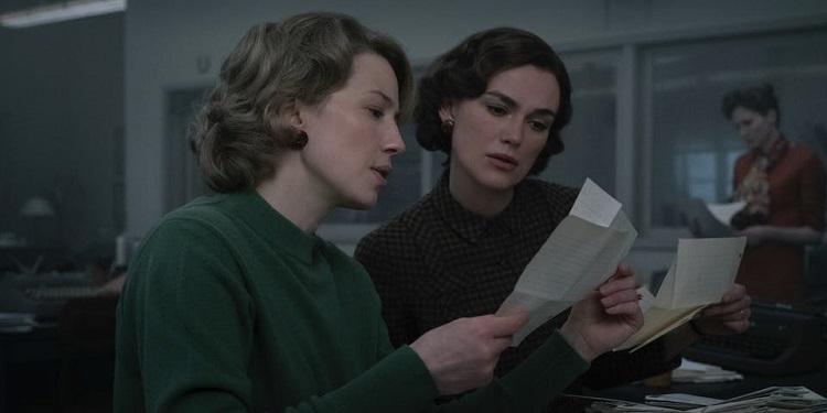 Carrie Coon and Keira Knightly in Boston Strangler