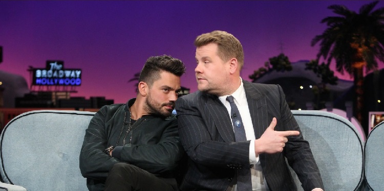 James Corden and Dominic Cooper