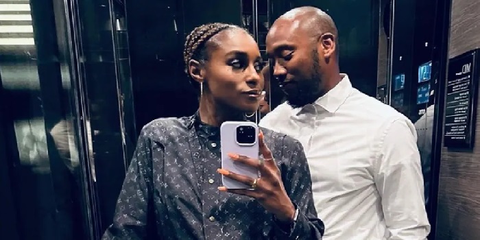 Issa Rae and Louis Diame