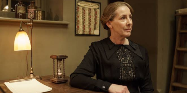 Phyllis Logan as Elsie Hughes in Downton Abbey