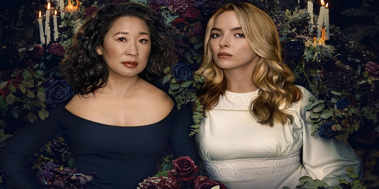 Sandra Oh and Jodie Comer in Killing Eve, a TV show like You