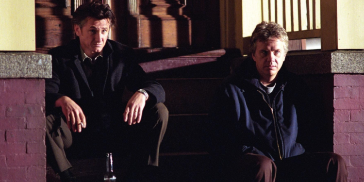 Sean Penn and Tim Robbins in Mystic River (2004)