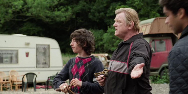 Brendan Gleeson and Barry Keoghan in Trespass Against Us