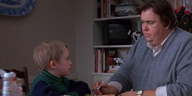 Macaulay Culkin and John Candy in Uncle Buck