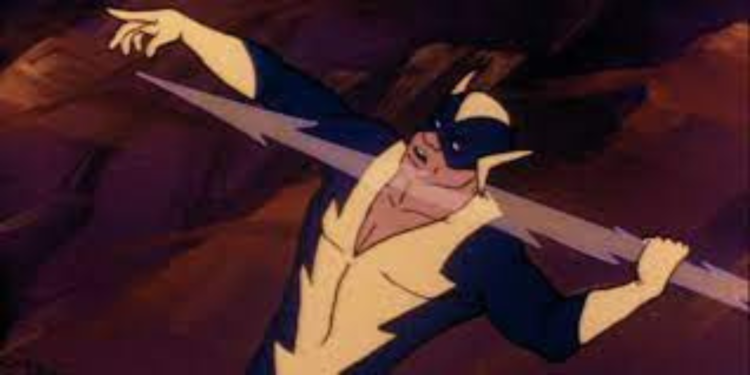 image of animated character Black Vulcan of the Super Friends