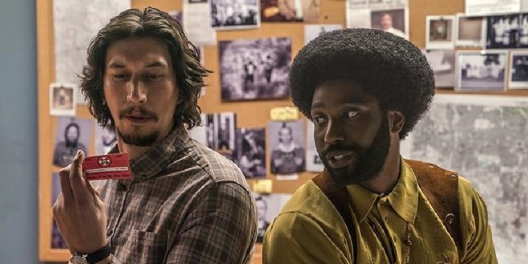 BlacKkKlansman is a favorite a Adam Driver Movies