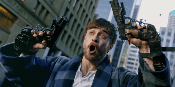 Guns Akimbo - Daniel Radcliffe movies