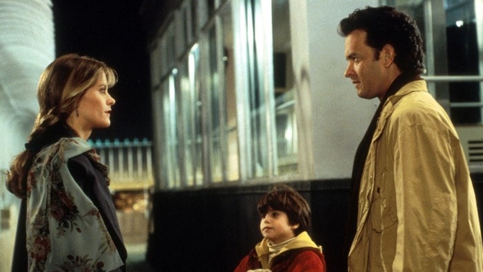 Tom Hanks, Meg Ryan and Ross Malinger in Sleepless in Seattle (1993)